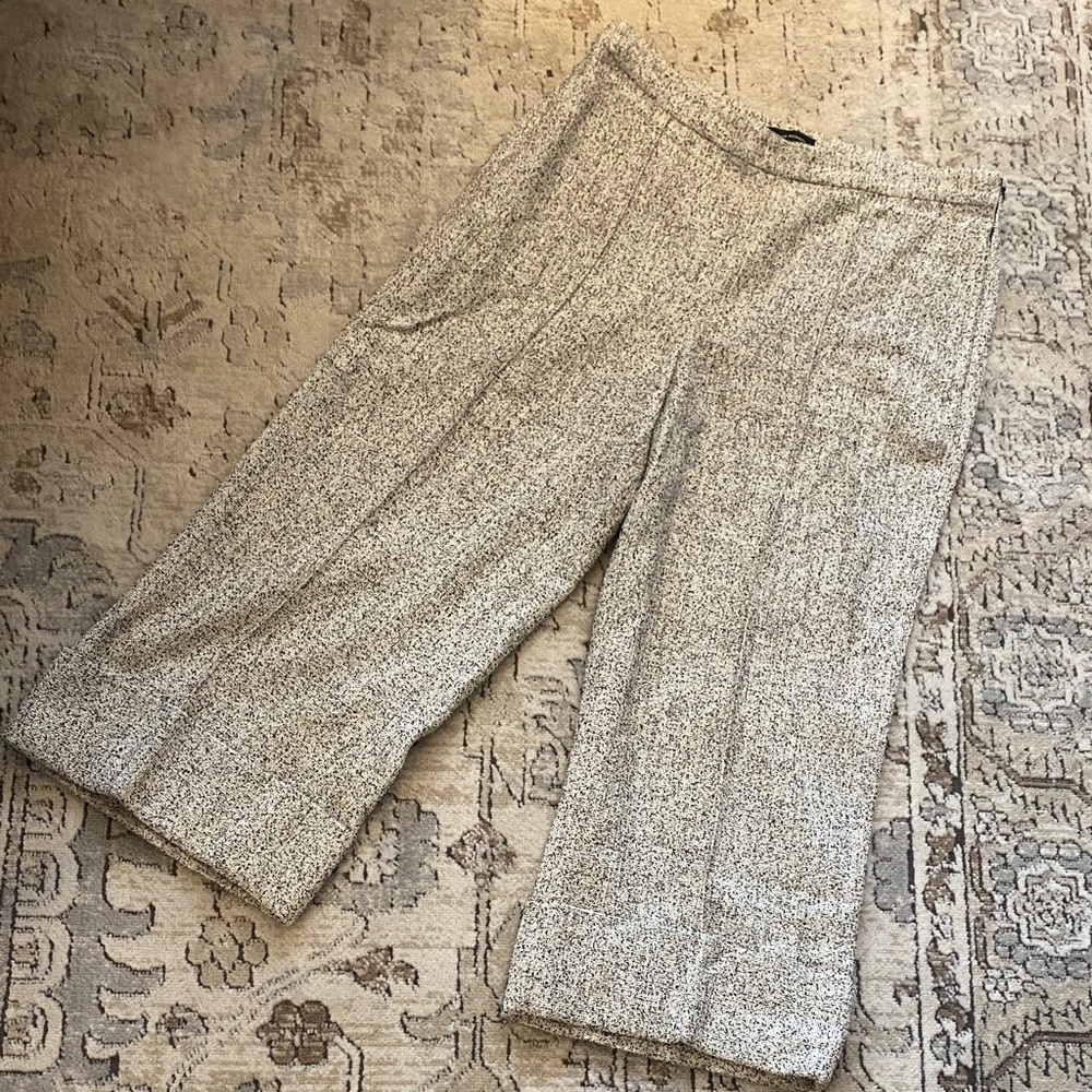 Club Monoco Women's Cream Wide-Leg Pants